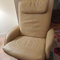 Ikea poltrona in pelle