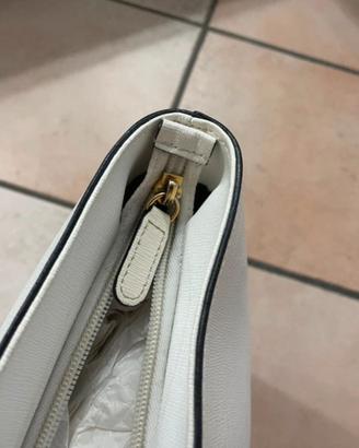 Borsa Shopping Bag Braccialini Bianca a Spalla
