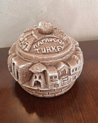 Souvenir Turchia-Porta gioie in tufo