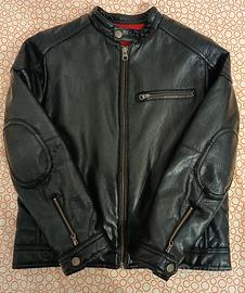 giacca motociclista ecopelle 10 anni