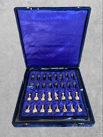 Set Scacchi in Marmo Vintage Raro completo