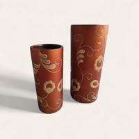 Set 2 Vasi Cilindrici Ramati – Decorazione