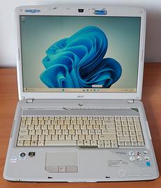 NOTEBOOK ACER 7720G HDD 320 GB RAM 4 GB W 11