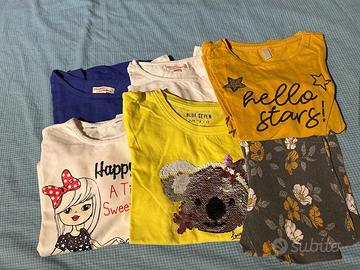 Vestiti misti bambina 5-6 anni