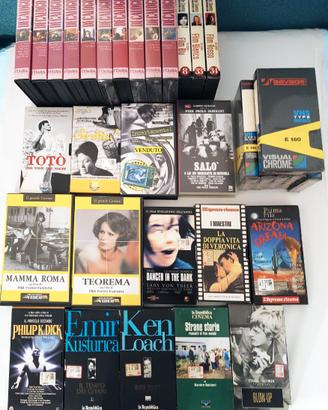 26 cassette VHS di film