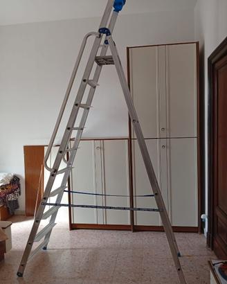 Scala in alluminio doppia professionale 10 Gradini