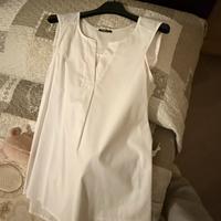 Blusa bianca pittarello