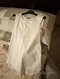 Blusa bianca pittarello