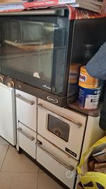 cucina a legna e forno elettico