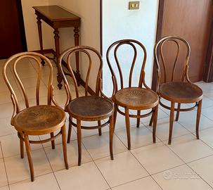 4 Sedie viennesi originali Jacob&Josef Kohn