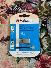 OTG micro drive da smartphone a computer nuovo