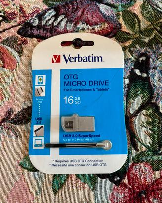 OTG micro drive da smartphone a computer nuovo