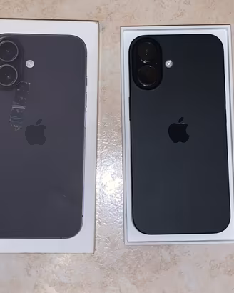iPhone 16 nero 128 GB