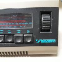 radio sveglia savage vintage 