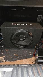 Kit car audio Subwoofer Hertz + Amplificatore JVC 