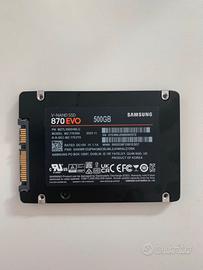 SSD Samsung 870 EVO + Crucial BX500 500GB