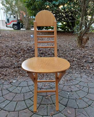 Set di 4 sedie pieghevoli