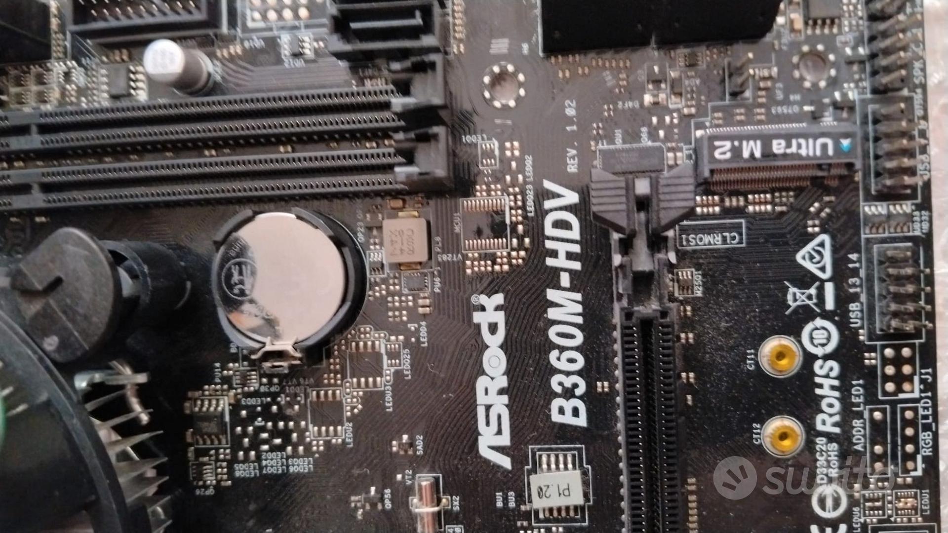 Scheda madre ASrock B360M-HDV + Pentium G5400 - Informatica In