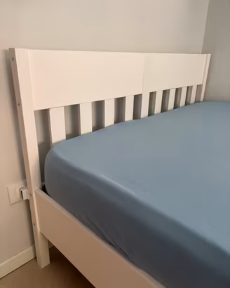 LETTO UNA PIAZZA E MEZZA + MATERASSO E TESSILI