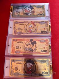 Banconote Gold Disney