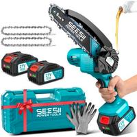 Motosega a Batteria 8000mAh, 900W 6