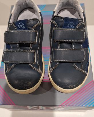 scarpe da bambino in vera pelle nero giardini n 26