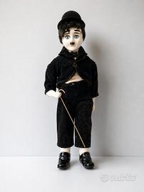 Bambola Charlie Chaplin porcellana 