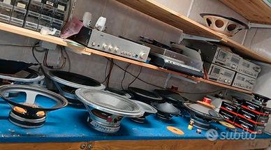 RIPARAZIONE ALTOPARLANTI WOOFER MIDRANGE TWEETER
