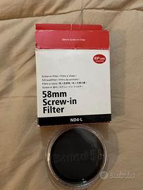 filtro canon 58 mm
