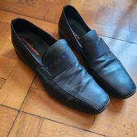 mocassini prada taglia 45 neri