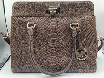 Borsa Michael Kors originale in pelle marrone