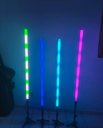 LUCI DJ TUBI LED FESTA 4 PEZZI