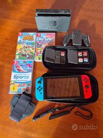 Nintendo Switch con 7 Giochi + Accessori