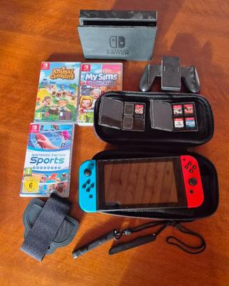 Nintendo Switch con 7 Giochi + Accessori