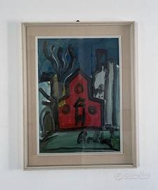 Quadro Gustavo Boldrini, atutenticato e notariato