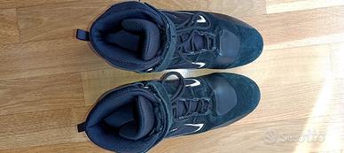 Scarpe da uomo da moto   -   Nero e bianco     -