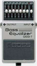Pedale Equalizzatore Per Basso BOSS GEB7