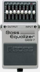 Pedale Equalizzatore Per Basso BOSS GEB7