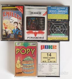 Cassette giochi Commodore 64 / Tape C64