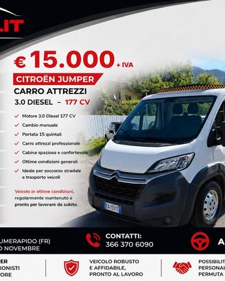 CITROËN JUMPER 3.0 DIESEL CARRO ATTREZZI