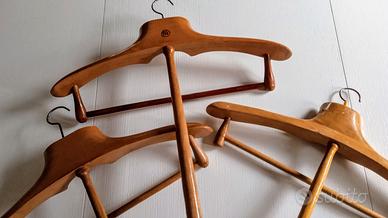 Grucce/stampelle vintage in legno