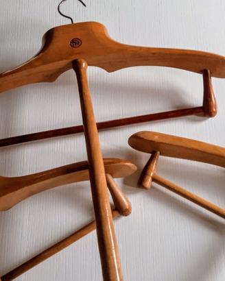 Grucce/stampelle vintage in legno