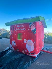 Casa gonfiabile natalizia - casetta gonfiabile