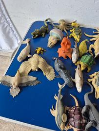 Lotto di 51 Animali Assortiti in Gomma Morbida