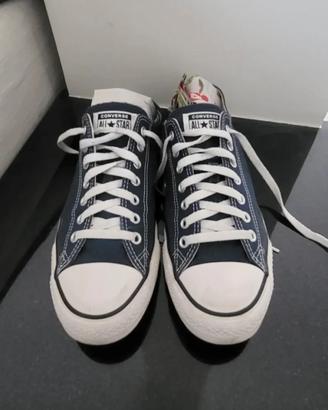 Converse All Star Scarpe Blu Taglia 44.5