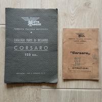 Moto Morini Corsaro 125cc manuale e catalogo