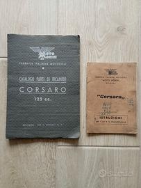 Moto Morini Corsaro 125cc manuale e catalogo