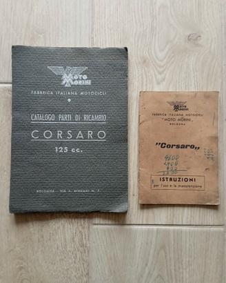 Moto Morini Corsaro 125cc manuale e catalogo