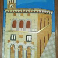 Quadro Mosaico in vetro palazzo antico italiano