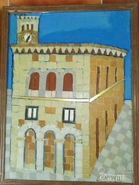 Quadro Mosaico in vetro palazzo antico italiano